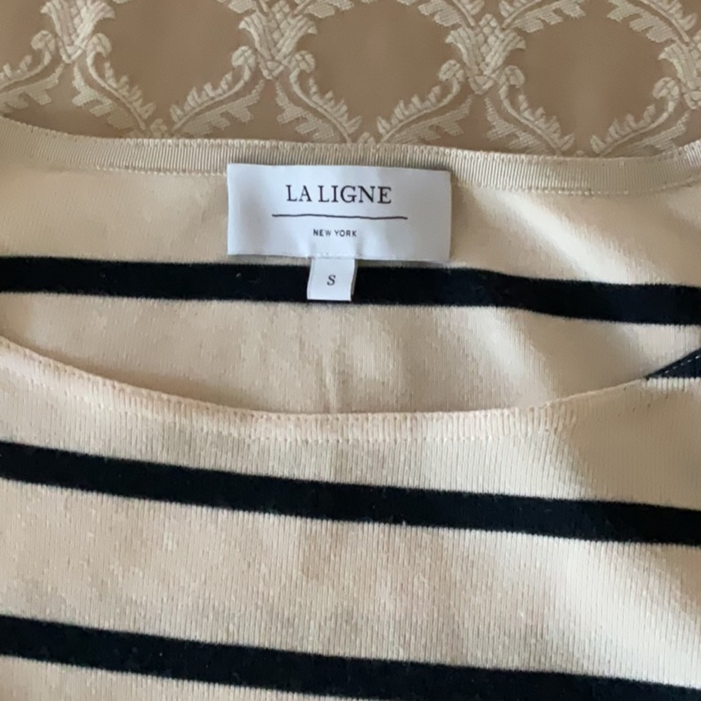 Cotton Ecru/Navy shirt